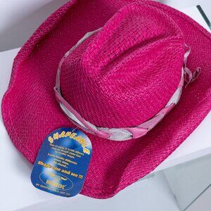 Hot pink cowboy hat